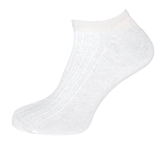 Womens Ankle 100% Cotton Socks | Calcetines de entrenamiento transpirables - Blanco - Image 2