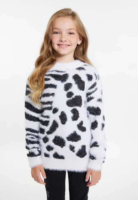 Mymo Knitted pullover Girls white - Image 3