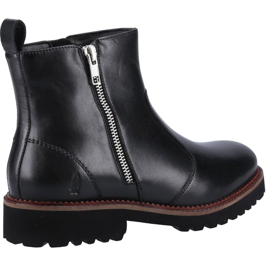 Hush Puppies Grace Zip Suede Women's Black Boots - Image 2