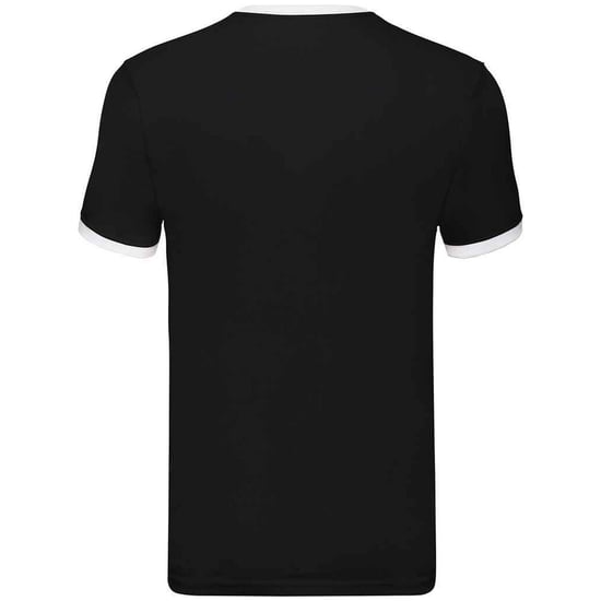 Fruit of the Loom Mens Ringer Contrast T-Shirt (Black/White) - Image 2