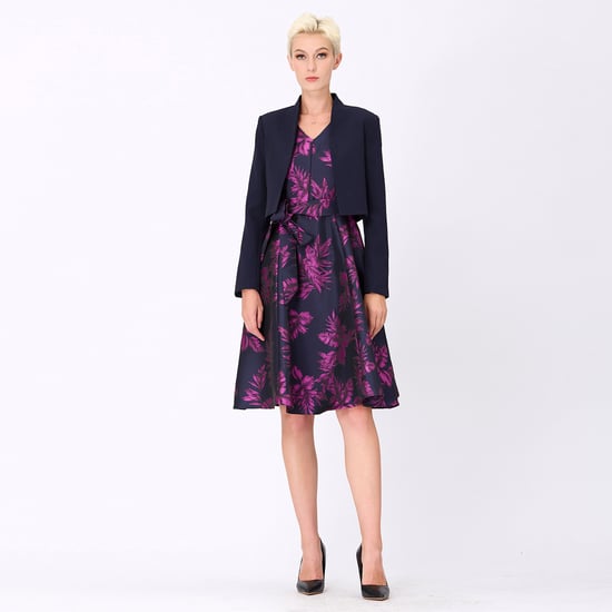 Floral brocade skater dress - Image 6