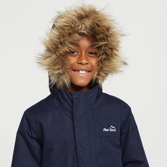 Peter Storm Kids' Waterproof Parka II with Removable Faux Fur Trim Hood, Winter Coat