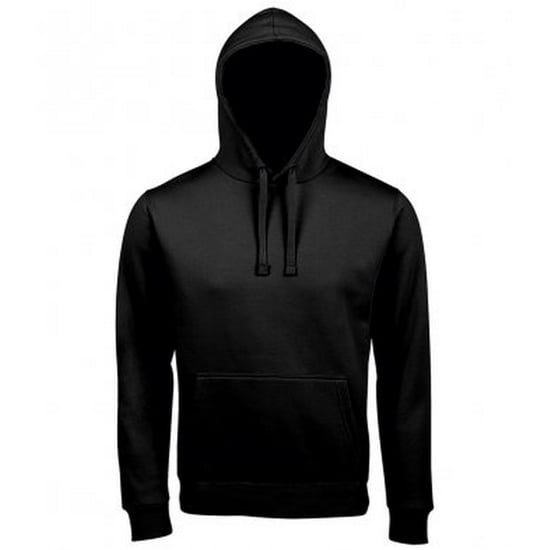 SOLS Unisex Adults Spencer Hooded Sweatshirt (Black) - Image 1