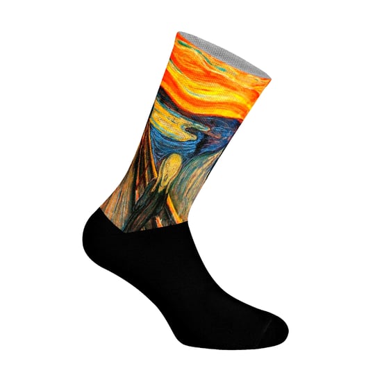 Unisex Elastic Printed Long Socks