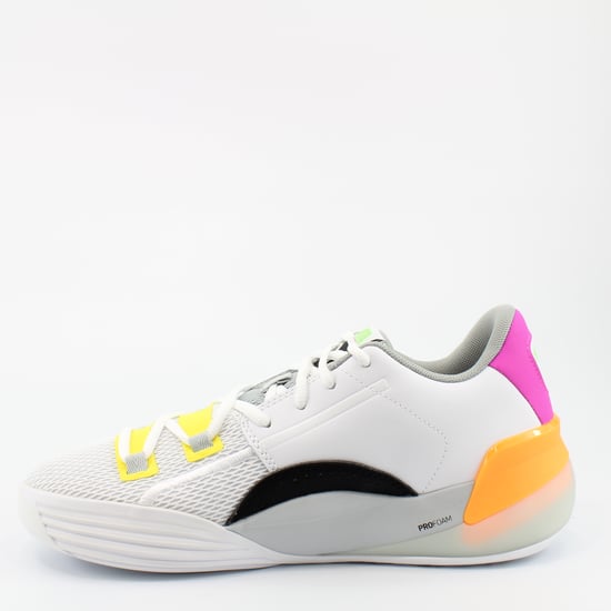 Puma Clyde Hardwood Retro White Synthetic Unisex Lace Up Trainers 194045 01