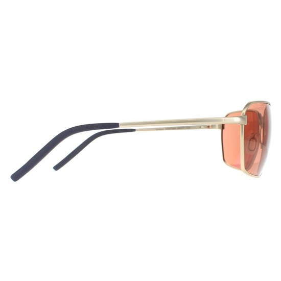 Serengeti Rectangle Mens Matte Light Gold Mineral Drivers Shelton