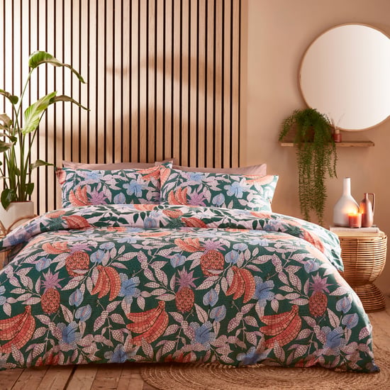 furn. Cypressa Mosaic Reversible Duvet Cover Set