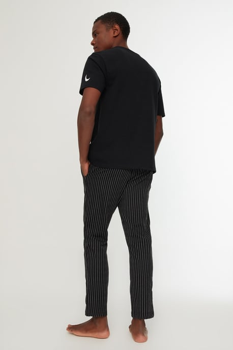 Trendyol Men's Crew neck Pajama Set - Image 6