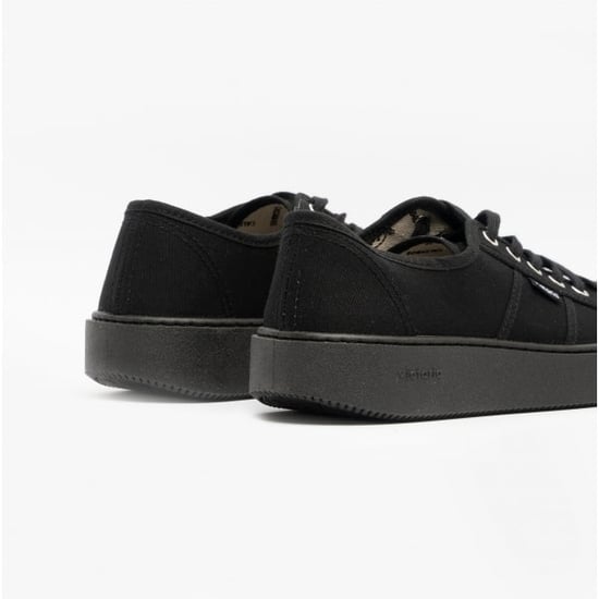 UTOPï¿½A TOTAL Womens Canvas Trainers Black