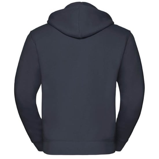 Russell Mens Authentic Full Zip Hooded Sweatshirt / Hoodie (Convoy Grey) - Image 2