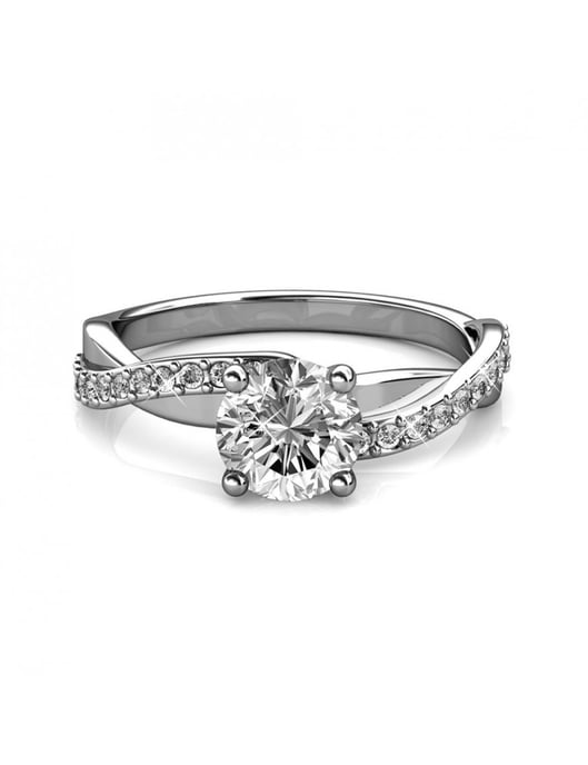 Anillo Eleanor - Plata y Cristal - Image 3
