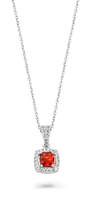 Orphelia 'Faustine' Women's 925 Sterling Silver Chain with Pendant - Silver ZH-7199/RE - Image 3