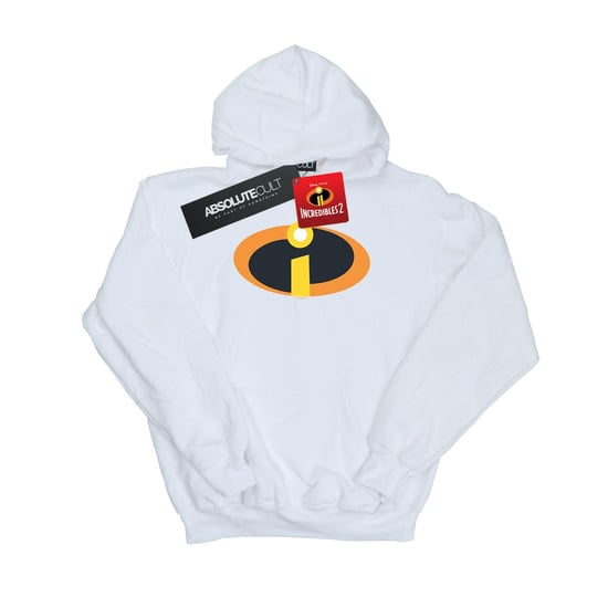 Disney Boys The Incredibles Costume Logo Hoodie (White)