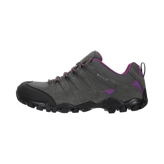 Mountain Warehouse Womens/Ladies Belfour Suede Waterproof Walking Shoes (Grey)