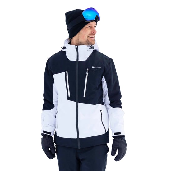 Mountain Warehouse Mens Supernova Waterproof Ski Jacket (Blue/Off White) - Image 5