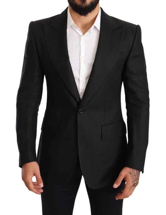 Blazer Lino Ajustado - Image 1