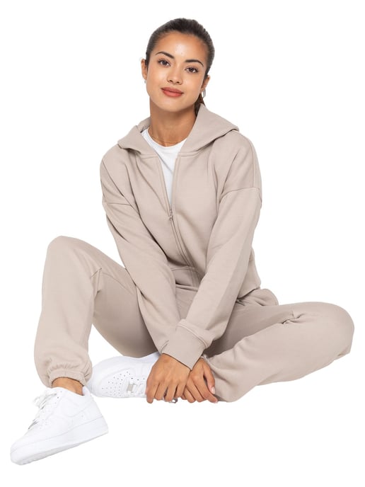 Enzo | Womens Crop Zip Hoodie Tracksuit Set - Image 6