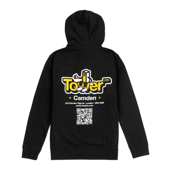 Tower London Camden Hoodie Black - Image 2