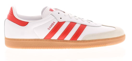 Adidas Originals Mens Trainers Samba OG Leather Lace Up red - Image 2