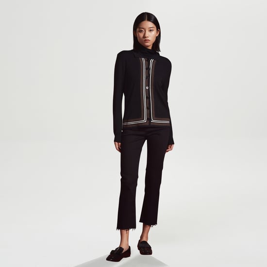 Cardigan with contrasting edges - Image 3