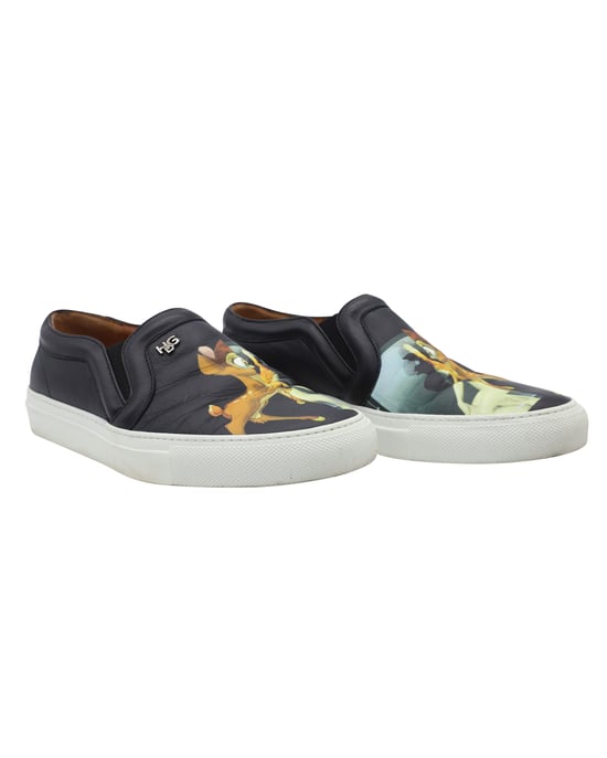 Givenchy Bambi Skate Sneakers in Black Leather - Image 4