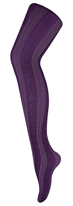 Sock Snob - Mallas de moda opacas de 80 deniers de colores para mujer - Rayas - Image 1