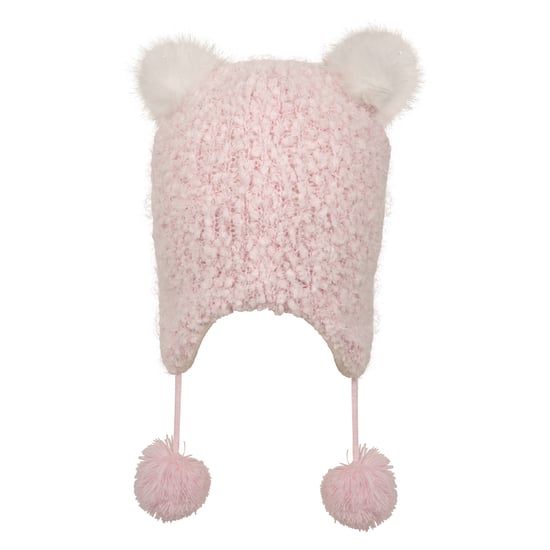 Mountain Warehouse Childrens/Kids Cosy Trapper Hat And Gloves Set (Pink) - Image 3