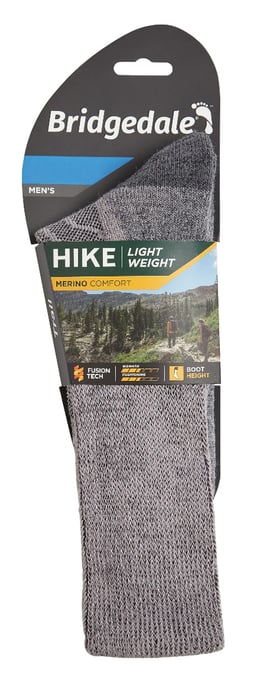 Bridgedale - Calcetines de lana merino ligeros para hombre - Grises - Image 2