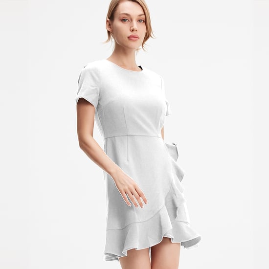 Short skater dress with frills - Image 4