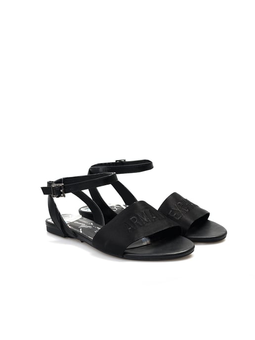 Armani Exchange Sandalias Mujer Negro - Image 2