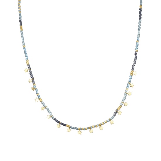 Collar Luxenter  de Plata de Ley 925 acabado en oro amarillo de 18K - Muh - Image 1