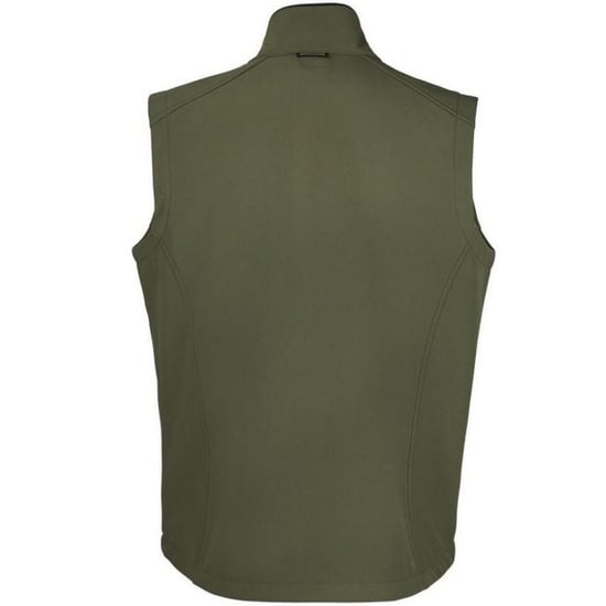 SOLS Mens Rallye Soft Shell Bodywarmer Jacket (Dark Green) - Image 3
