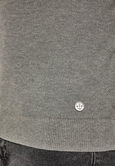 Dreimaster Pullover Men Grey melange - Image 5