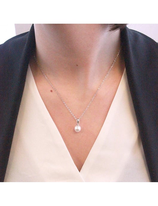 Colgantes de Perlas de Luna Llena - Plata y Cristal - Image 6