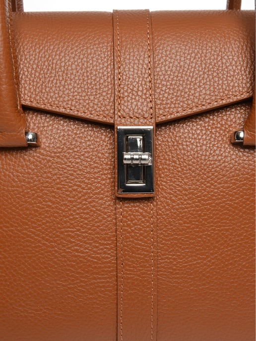 Luisa Vannini Marrón Bolso de cuero - Image 3