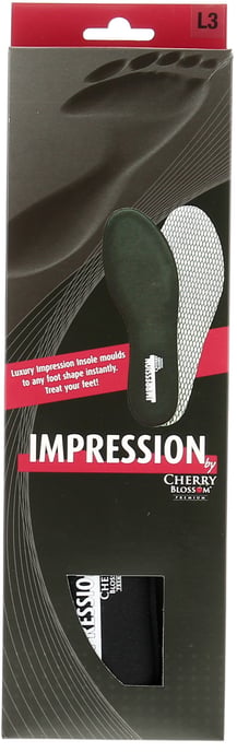 Cherry Blossom Memory Insoles Shoe Care Impressions Black