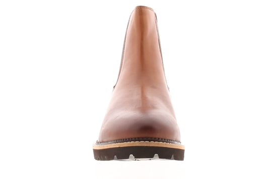 Hush Puppies Womens Boots Chelsea Gwyneth Leather Memory Foam Slip On tan - Image 3