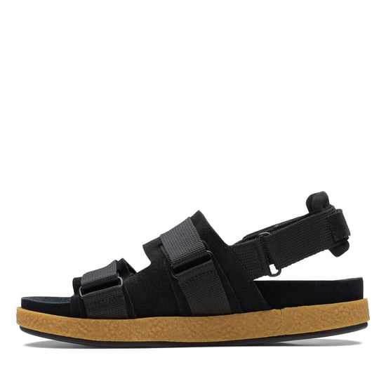 Men's Clarks Originals Overleigh Tor Sandals in Black - Image 5