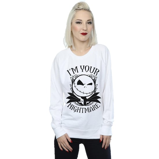 Disney Womens/Ladies Nightmare Before Christmas Nightmare Sweatshirt (White) - Image 2