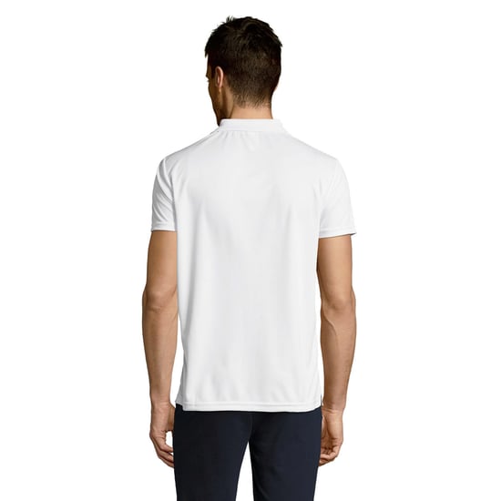 SOLS Mens Performer Sports Polo Shirt (White) - Image 2