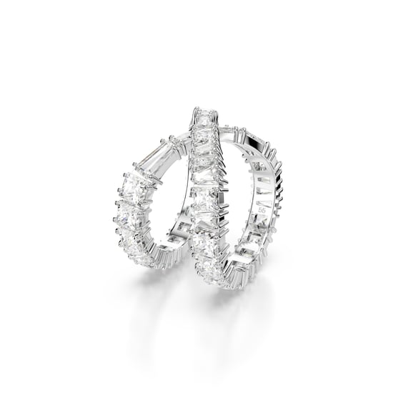 Swarovski 'Hyperbola' Women's Base Metal Ring - Silver 5677632 - Image 2