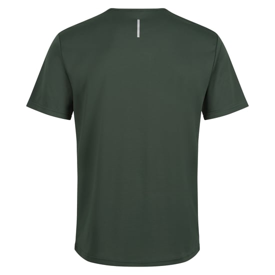 Regatta Mens Pro Reflective Moisture Wicking T-Shirt (Dark Green)