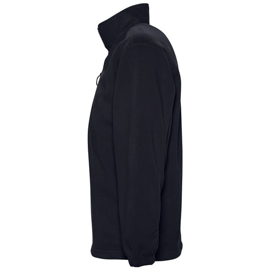 SOLS Ness Unisex Zip Neck Anti-Pill Fleece Top (Black) - Image 3