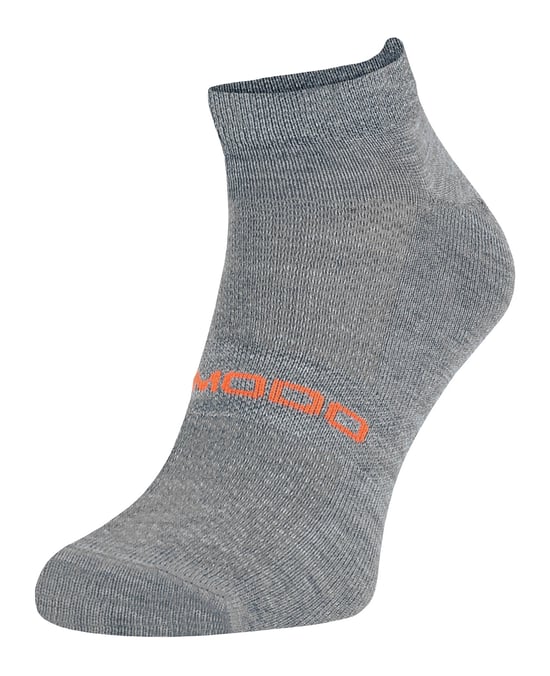 Comodo - Unisex Merino Wool Running Socks | Lightweight Sport Socks - Grey