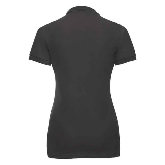 Russell Womens/Ladies Pique Stretch Polo Shirt (Black) - Image 2