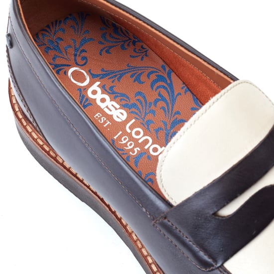 Base London Sid Leather Men's Brown/Beige Loafers - Image 6