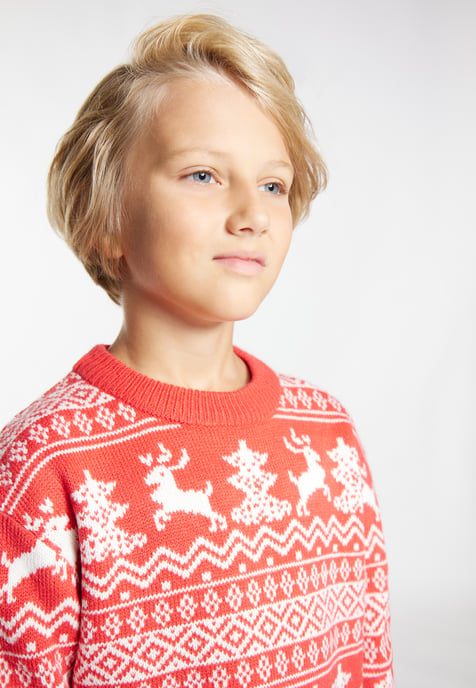 Mo Pullover red white - Image 5