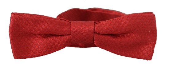 Corbata Papillon para Hombre Ajustable en Cuello de Seda 100% Roja de Dolce & Gabbana - Image 3