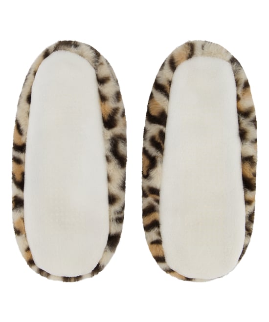 Hunkemöller Leopard Cosy Ballerina Slippers - Image 3