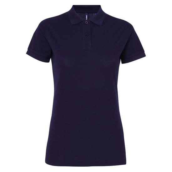 Asquith & Fox Womens/Ladies Short Sleeve Performance Blend Polo Shirt (Navy) - Image 1